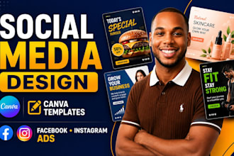 design social media canva templates for instagram posts