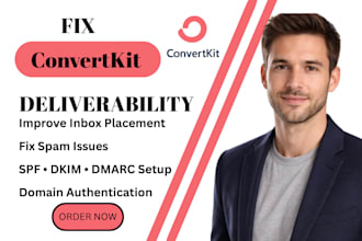 fix convertkit deliverability convertkit spam fix kit domain authentication