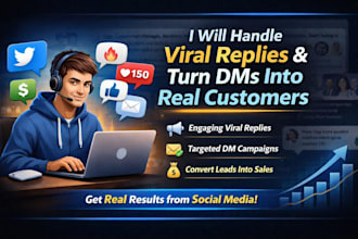 handle viral replies and turn dms into real customers