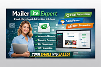 setup mailerlite email marketing automation, funnels, campaigns
