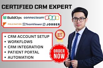 do field nation crm integration zoho teamviewer jobber workiz buildop automation