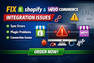 fix integration issues on shopify  woocommerce