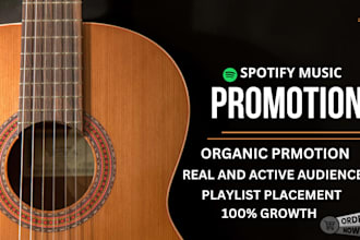 boost your spotify streams with organic promotion