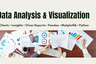 perform exploratory data analysis and visualization using python