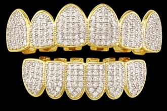 design custom 3d teeth grillz cad bustdown diamond grillz rhino stl for printing
