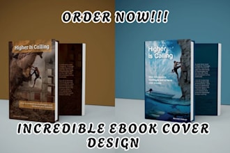 design KDP book cover for journal business memoir children self help poetry book