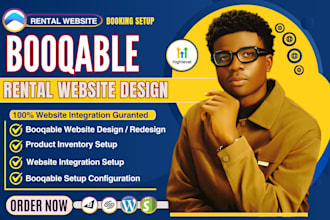 booqable website setup, online booking, booqable rental website design