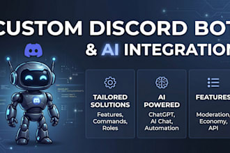 create a custom discord bot with ai integration