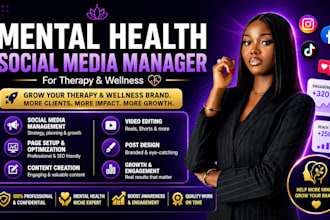 be your social media marketing manager for therapy and health