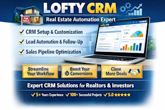 set up, customize and optimize lofty CRM for real estate automation