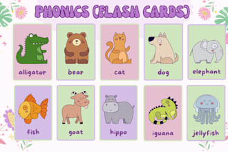 design high quality flashcards for learning and business