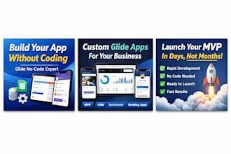 build a custom no code glide app for your business or startup