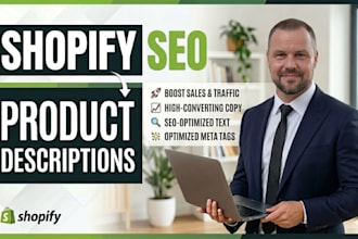 write SEO products descriptions for shopify