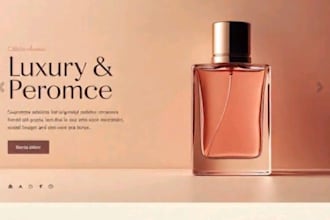 design perfume shopify store, fragrance website design, beauty shopify store