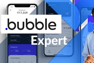 design bubble website, bubble mvp, bubble io, bubble saas, bubble app developer