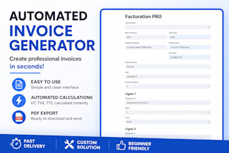 create a simple automated invoice generator in python