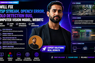 fix rtsp stream, opencv error, yolo detection bug, computer vision model, webrtc