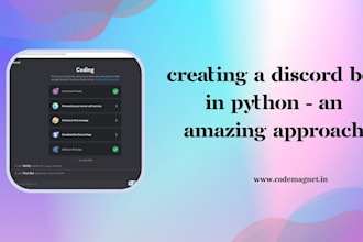 create custom discord bot, discord bot automation, python discord bot