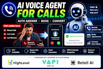 build ai voice calling agent ghl ai voice agent vapi ai receptionist retell ai