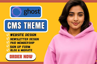 customize ghost cms website, ghost blog, ghost newsletter, migrate ghost website