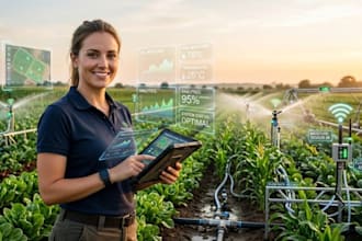 develop esp32 iot smart irrigation system for farm automation and monitoring