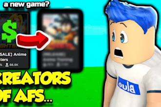 create roblox anime fighting game, simulator game, horror game, roblox scripts