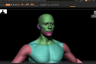 fix 3d model weight paint, skinning, blendshape character rigging uv map texture
