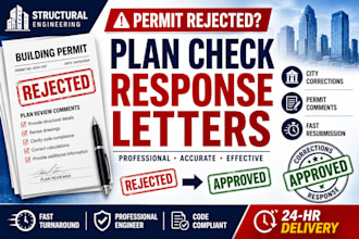 fix building permit rejections and plan check corrections
