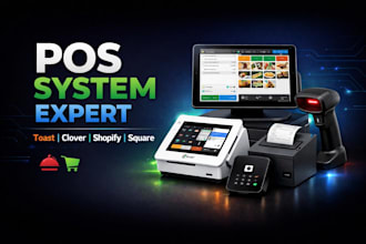 setup toast clover shopify square pos system