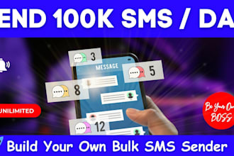 create an SMS payment gateway, bulk SMS, SMS sender, SMS panel