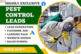 generate pest control leads fumigation leads pest cleaning service sales funnel