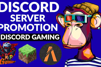 discord gaming growth, minecraft, rp, fivem, discord server promotion promotion,