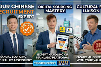 assist you with recruiting top talents in mainland china