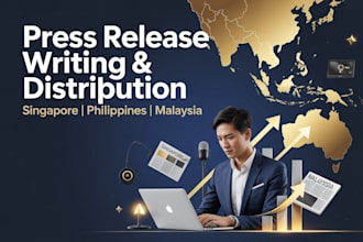 write and distribute your press release to singapore, philippines malaysia site