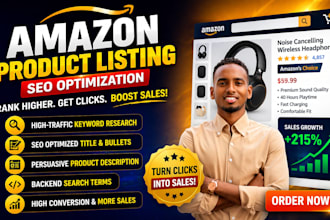 create amazon product listing, amazon seo listing optimization amazon listing
