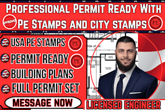 be your professional permit ready with pe stamps and city stamps