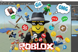 create custom roblox ugc items, hats , faces , characters and accessories