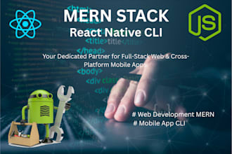 be your react developer for web and react native cli for mobile