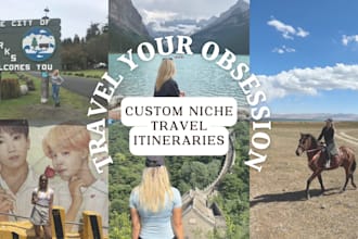 build custom trips around your niche interests and travel style