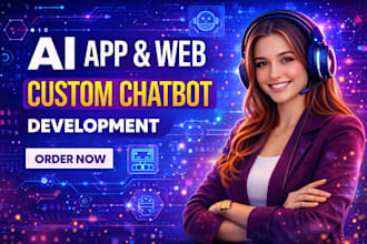 do ai mobile app development, website ai chatbot, ai saas app