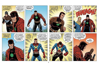 write and illustrate your comic script comic illustration webtoon,graphic novel