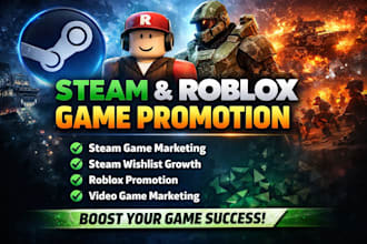 steam game marketing steam game promotion steam wishlist roblox promotion