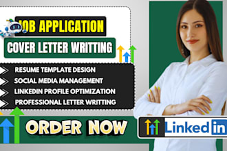 write cover letter, job application and professional job winning letter