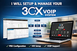 setup sip trunk with did number inbound outbound call 3cx pbx IVR, twilio telnyx