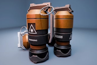 game assets modeling for game engine