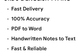 do fast urdu and english typing and data entry