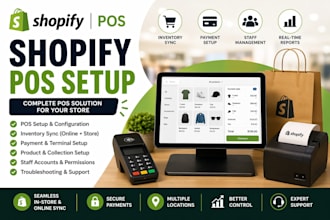 setup shopify pos system shopify pos integration inventory payment setup