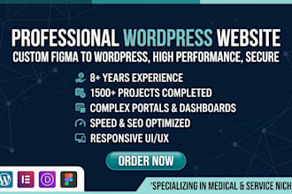 design a corporate wordpress website for service businesses