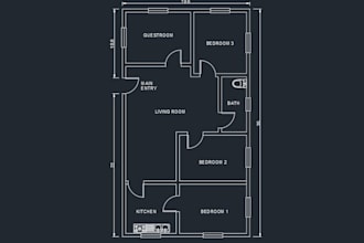 design plumbing and fire fighting layout in cad