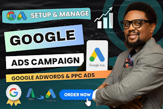 setup and manage your google ads, optimize PPC campaigns, ads copy and testing